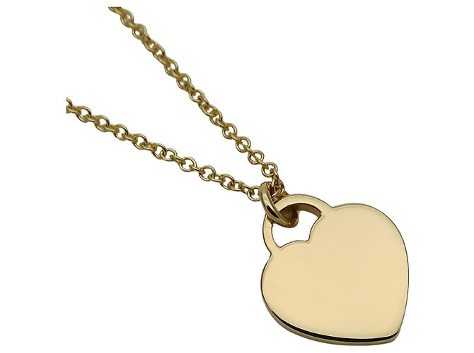 Collana Tiffany & Co. Mini Heart Tag in oro giallo 18K D'oro - vista 4