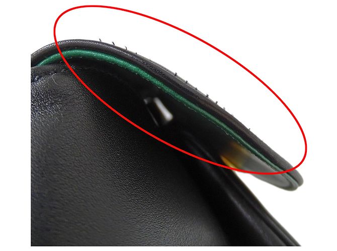 Borsa a mano in pelle nera Cartier Nero - vista 11