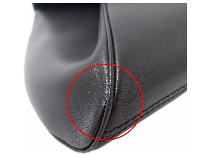Borsa a mano in pelle nera Cartier Nero - vista 12