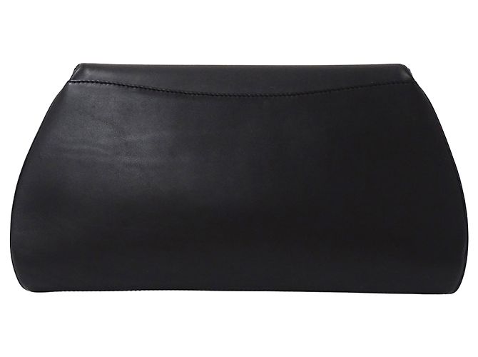 Borsa a mano in pelle nera Cartier Nero - vista 3