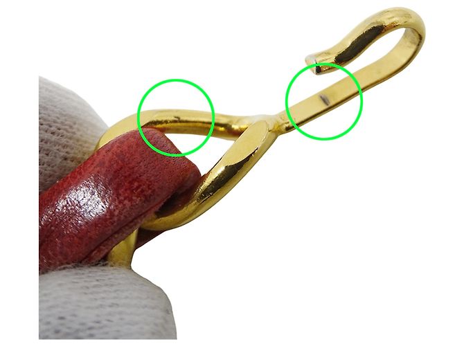 Cinturón de cadena para mujer Chanel Roja Dorado - vista 11