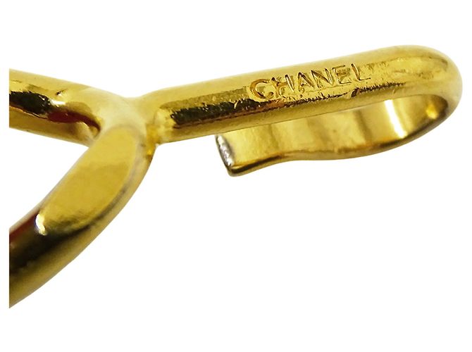 Cinturón de cadena para mujer Chanel Roja Dorado - vista 4