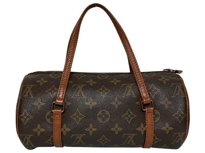 Borsa Louis Vuitton Papillon 26 Monogram Marrone - vista 2