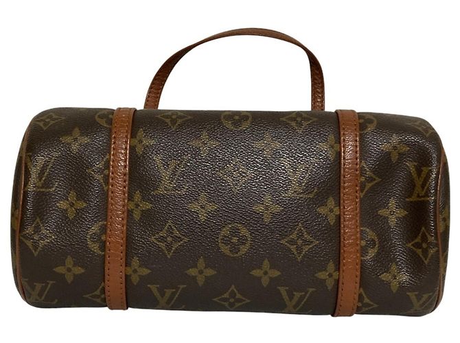 Borsa Louis Vuitton Papillon 26 Monogram Marrone - vista 5