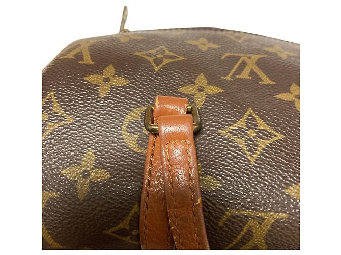 Borsa Louis Vuitton Papillon 26 Monogram Marrone - vista 9