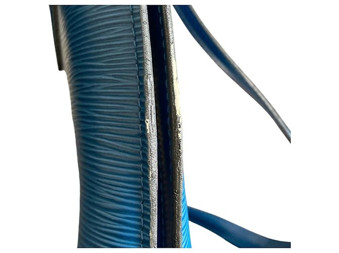 Borsa Tote Epi Lussac Louis Vuitton Blu - vista 13