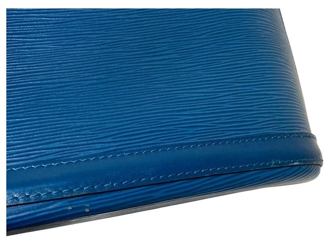 Borsa Tote Epi Lussac Louis Vuitton Blu - vista 15
