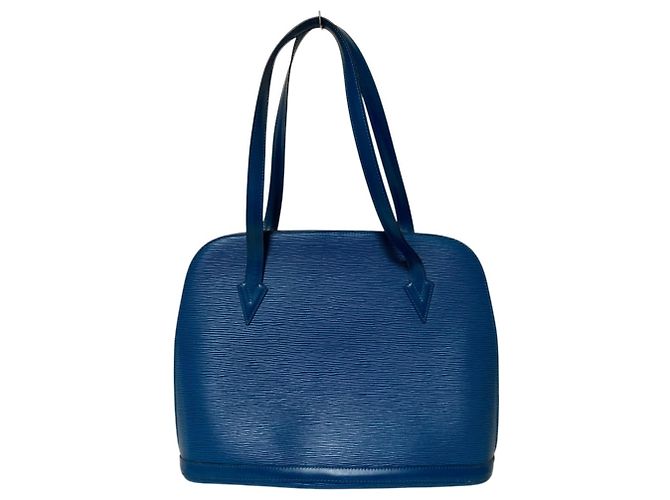 Borsa Tote Epi Lussac Louis Vuitton Blu - vista 3