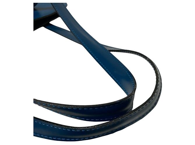 Borsa Tote Epi Lussac Louis Vuitton Blu - vista 6