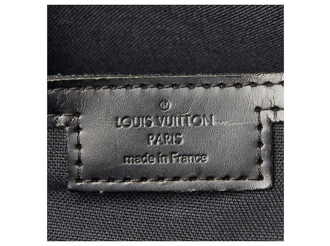 Louis Vuitton Damier Graphite Tadao Shoulder Bag Brown Black - view 10