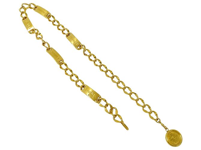 Cinturón de cadena dorado para mujer Chanel - vista 2