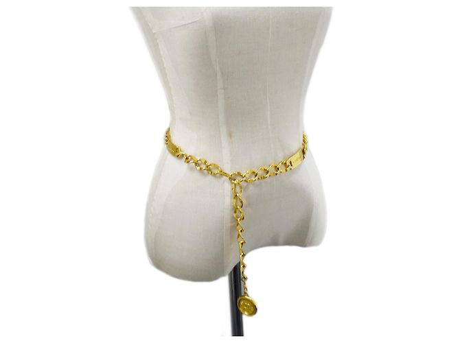 Cinturón de cadena dorado para mujer Chanel - vista 6