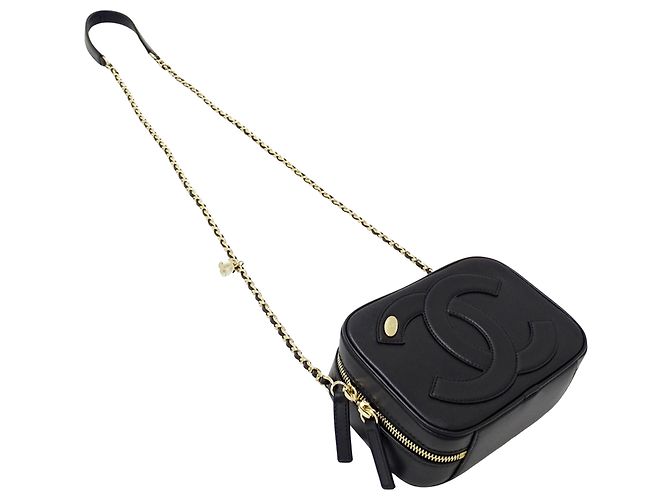 Borsa in pelle Chanel nera Nero - vista 4