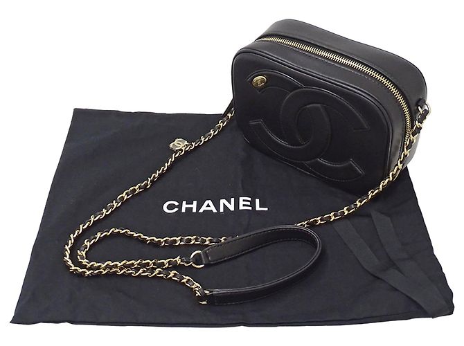 Borsa in pelle Chanel nera Nero - vista 8