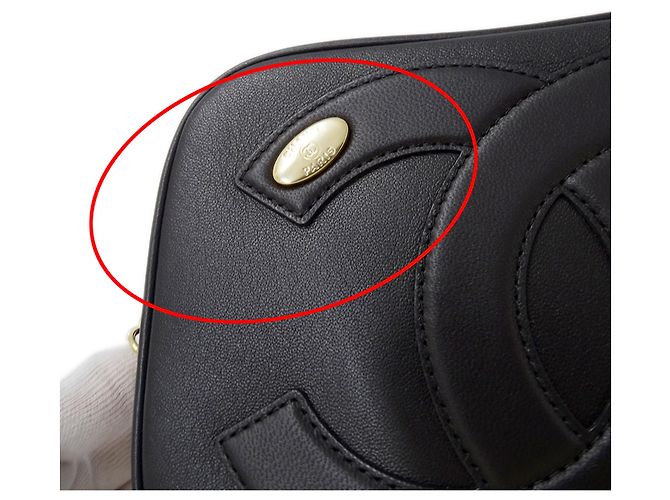 Borsa in pelle Chanel nera Nero - vista 9