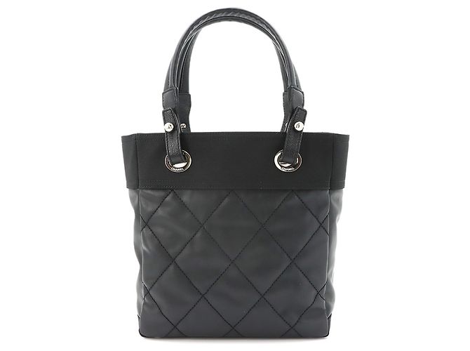 Timeless Borsa Tote Chanel Paris Biarritz PM Nero - vista 3