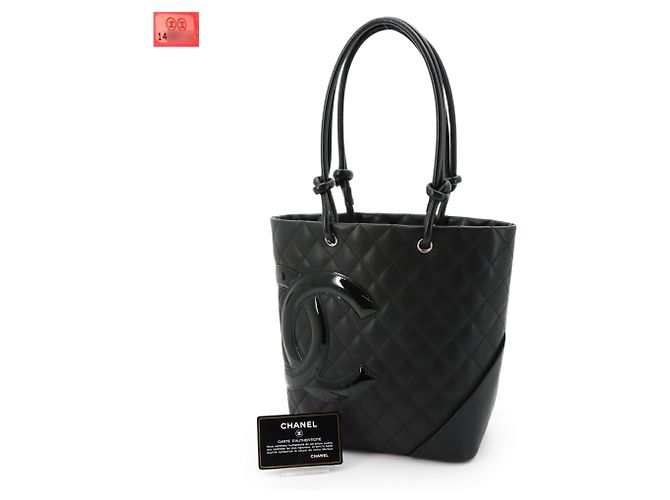 Chanel Cambon Line Medium Tote Handtasche Schwarz - Ansicht 2