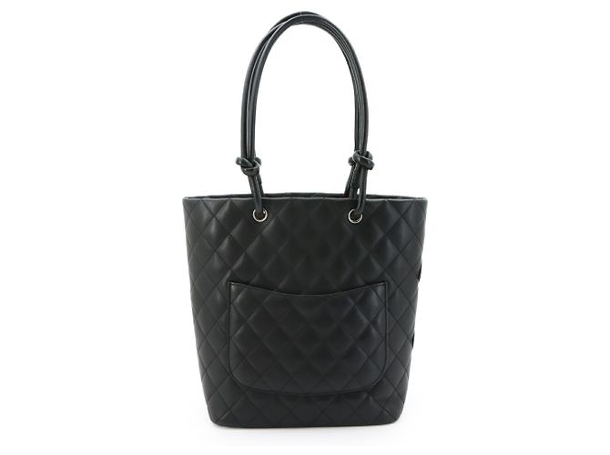 Chanel Cambon Line Medium Tote Handtasche Schwarz - Ansicht 3