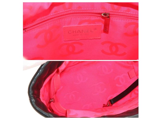 Chanel Cambon Line Medium Tote Handtasche Schwarz - Ansicht 9