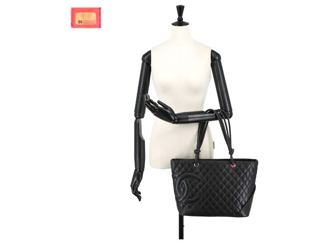 Chanel Cambon Line Large Tote Handtasche Schwarz - Ansicht 10