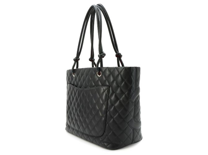 Chanel Cambon Line Large Tote Handtasche Schwarz - Ansicht 3