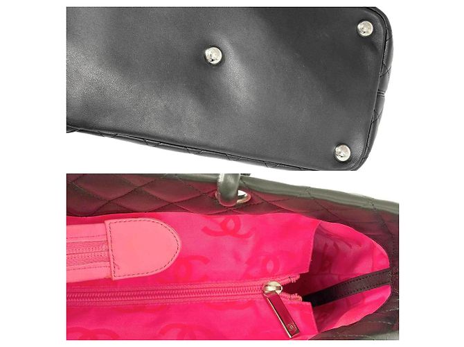 Chanel Cambon Line Large Tote Handtasche Schwarz - Ansicht 9