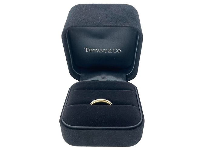 Anello Milgrain Tiffany & Co. D'oro - vista 6