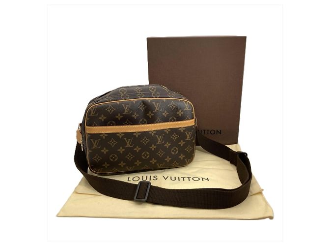 Borsa a Spalla Louis Vuitton Reporter PM Marrone - vista 10