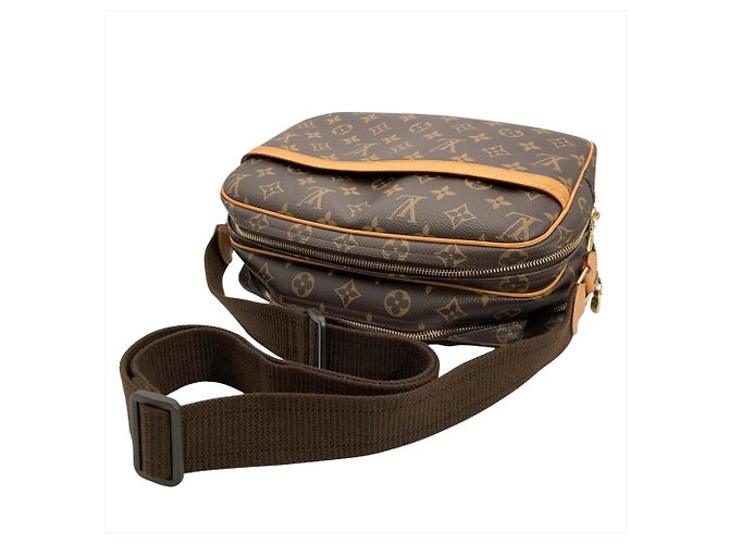 Borsa a Spalla Louis Vuitton Reporter PM Marrone - vista 3