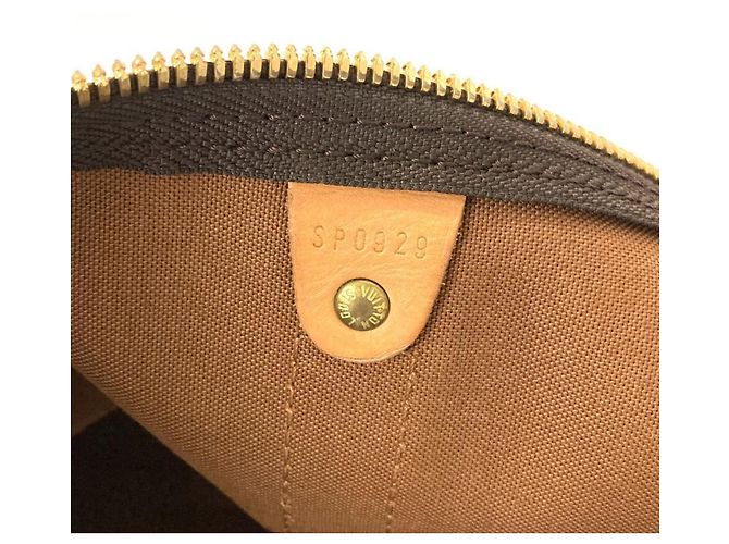 Louis Vuitton Keepall 50 Bandoulière Borsa Boston Marrone - vista 11