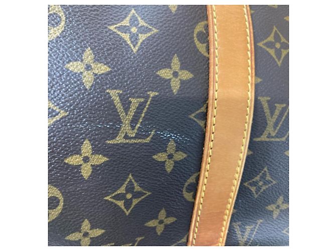 Louis Vuitton Keepall 50 Bandoulière Borsa Boston Marrone - vista 6
