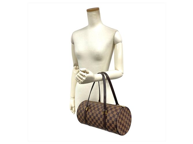Borsa a Spalla Louis Vuitton Papillon 30 Marrone - vista 11