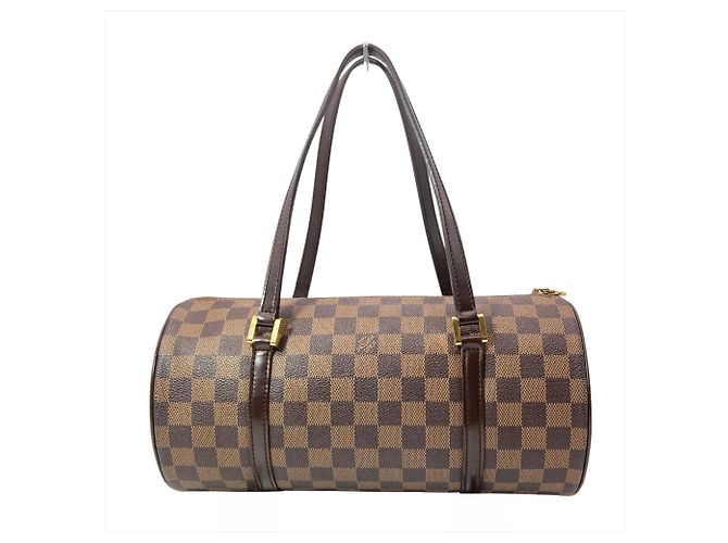 Borsa a Spalla Louis Vuitton Papillon 30 Marrone - vista 2