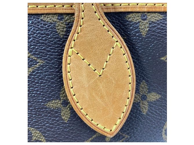 Borsa Tote Louis Vuitton Neverfull PM Marrone - vista 10