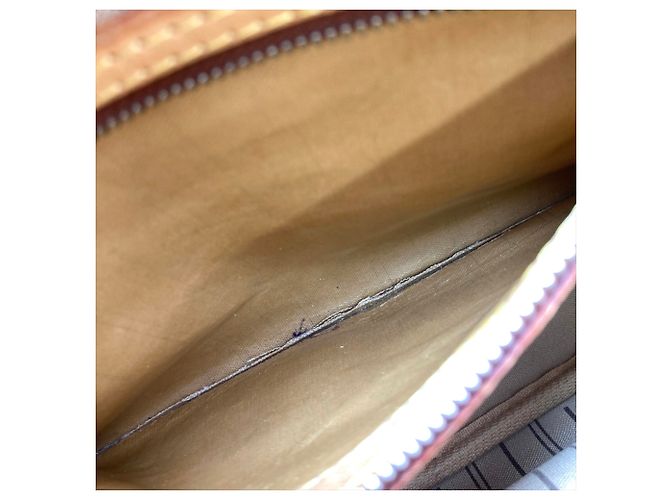 Borsa Tote Louis Vuitton Neverfull PM Marrone - vista 12