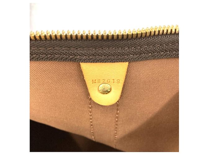 Louis Vuitton Keepall 50 Bandoulière Borsa Boston Marrone - vista 11