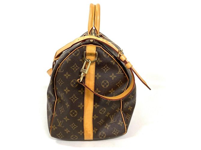 Louis Vuitton Keepall 50 Bandoulière Borsa Boston Marrone - vista 2