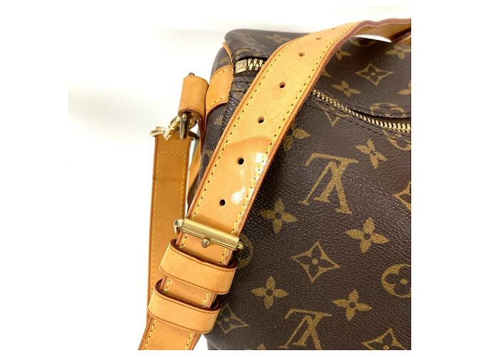 Louis Vuitton Keepall 50 Bandoulière Borsa Boston Marrone - vista 5