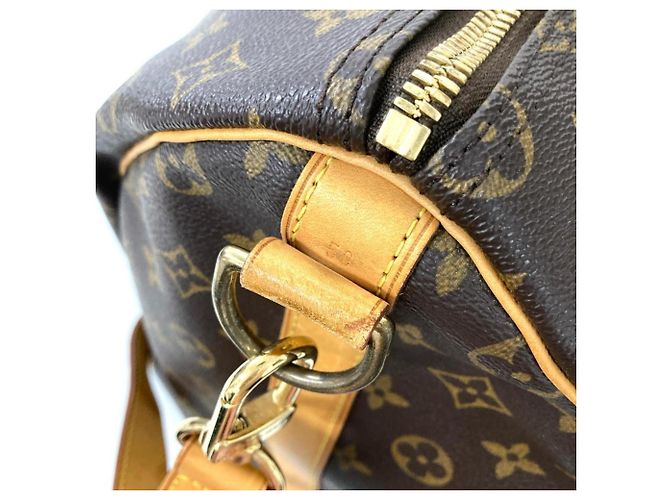 Louis Vuitton Keepall 50 Bandoulière Borsa Boston Marrone - vista 7