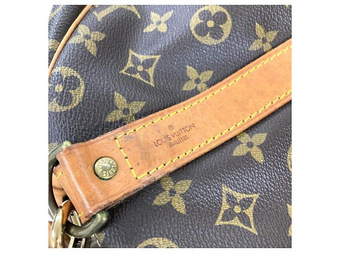 Louis Vuitton Keepall 50 Bandoulière Boston Bag Marrone - vista 7