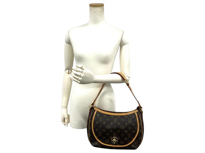 Louis Vuitton Tulum PM Schultertasche Braun - Ansicht 9