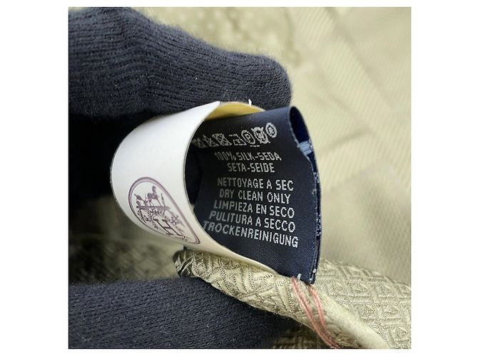 Hermès Chal de seda Quadrige Hermes Caqui - vista 12