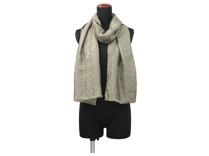 Hermès Chal de seda Quadrige Hermes Caqui - vista 3