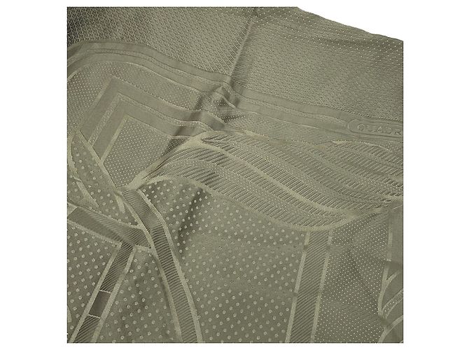Hermès Chal de seda Quadrige Hermes Caqui - vista 4