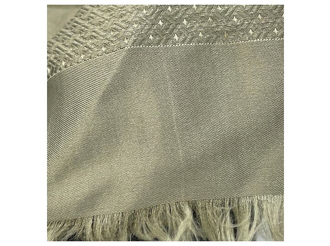 Hermès Chal de seda Quadrige Hermes Caqui - vista 6