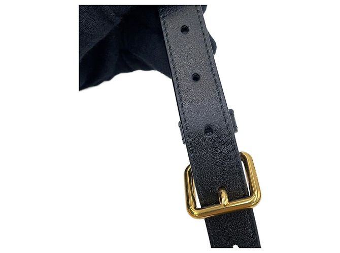 Borsa Christian Dior Macro Cannage Groove 25 Nero - vista 12