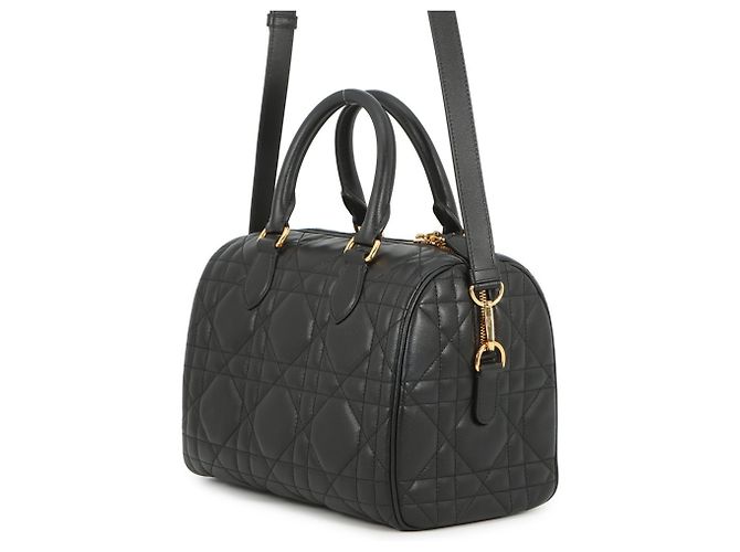 Borsa Christian Dior Macro Cannage Groove 25 Nero - vista 2
