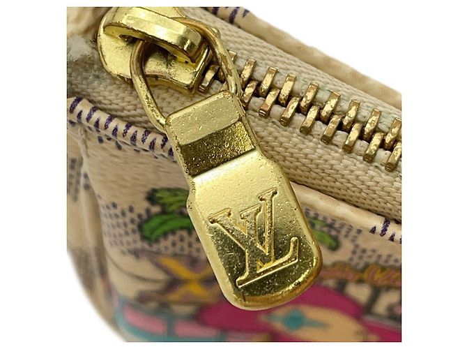 Louis Vuitton Damier Azur Mini Pochette Pink - Ansicht 10