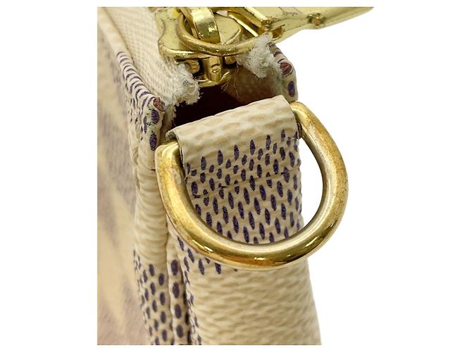 Louis Vuitton Damier Azur Mini Pochette Pink - Ansicht 12