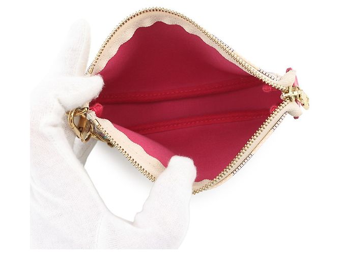 Louis Vuitton Damier Azur Mini Pochette Pink - Ansicht 5